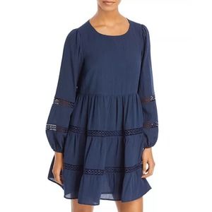 AQUA Lace Exclusive Inset Mini Dress Size XS